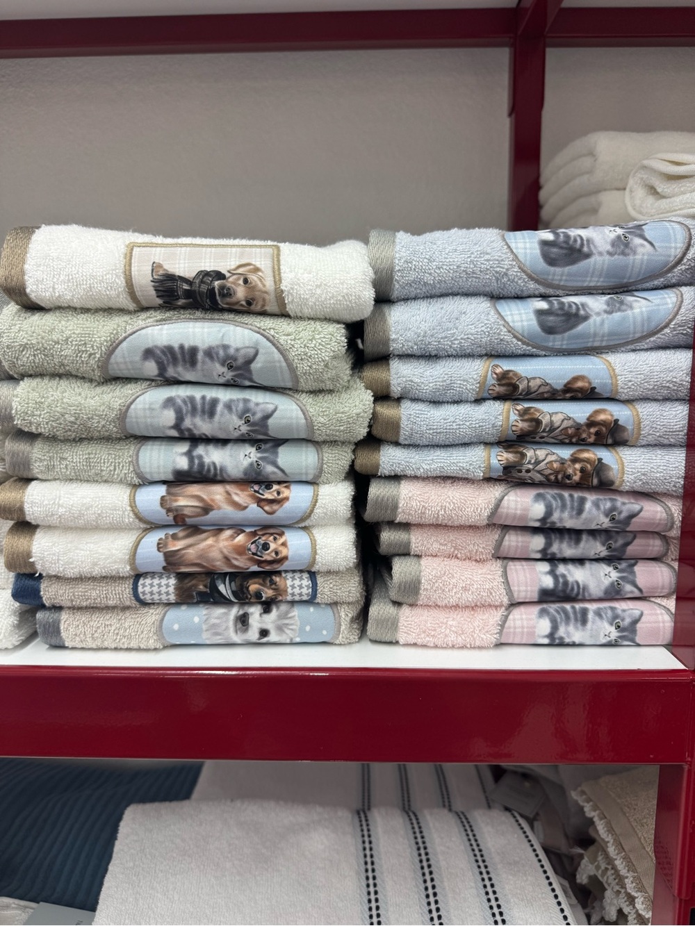 💯 Percent Soft Cotton Pet Portrait Accent Hand Towel